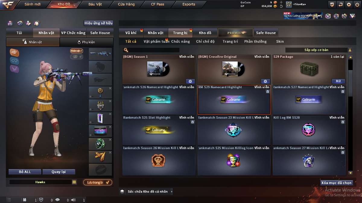 shop acc cf uy tin gia re